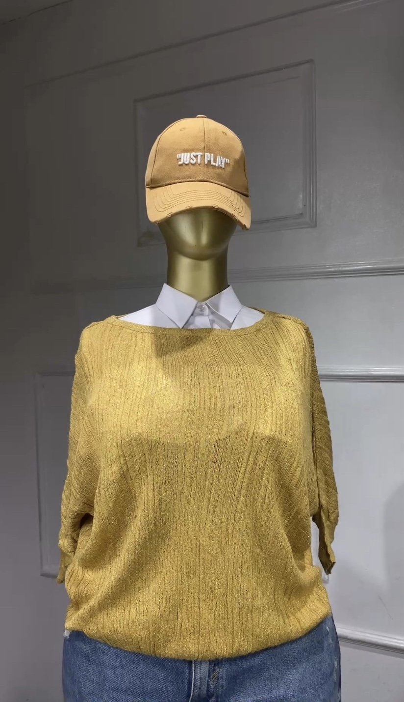 Stylish Gold sweatshirt S031