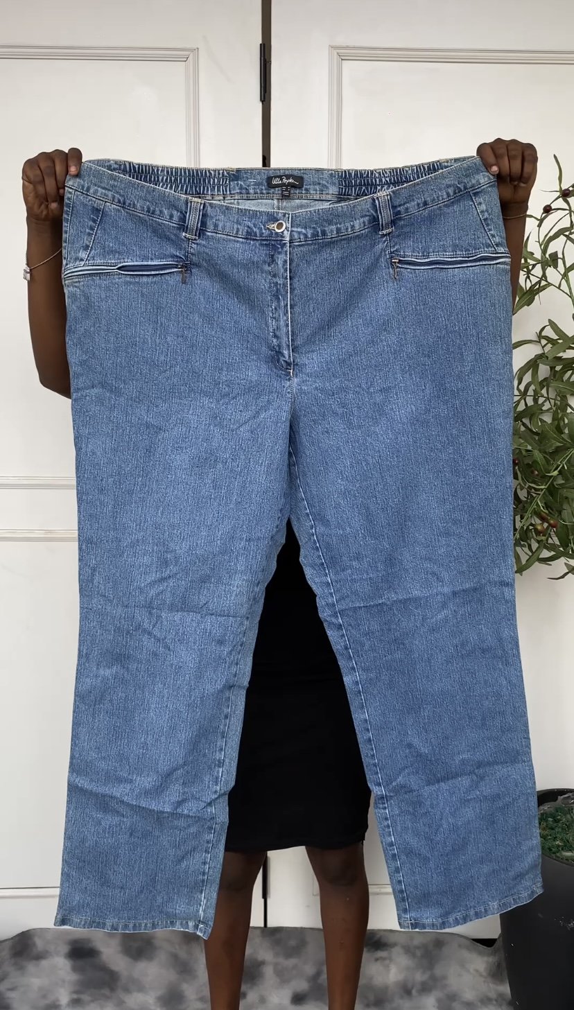 Deep blue straight jean 008