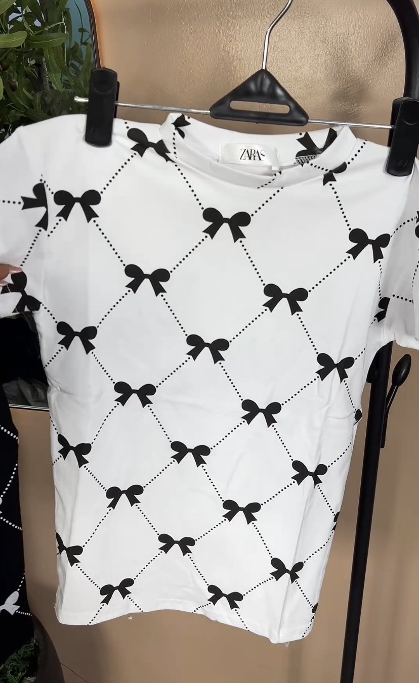 White Lola basic top