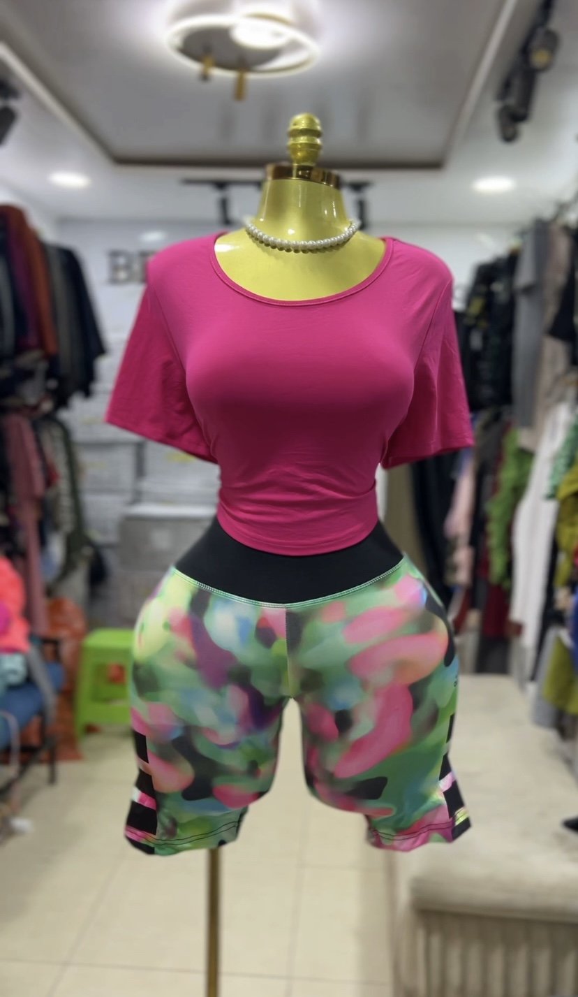 Pink Gymwear J011