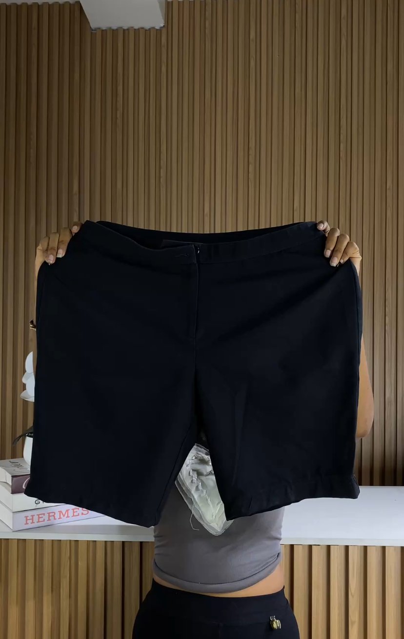 Stylish black T short 326