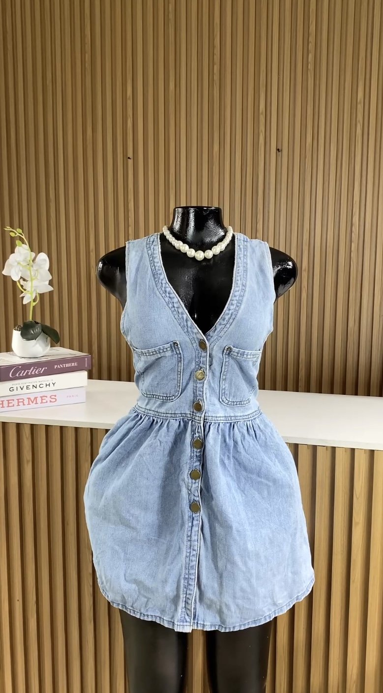 Light blue mini dress 044