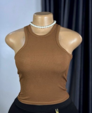 Brown Nini tank top