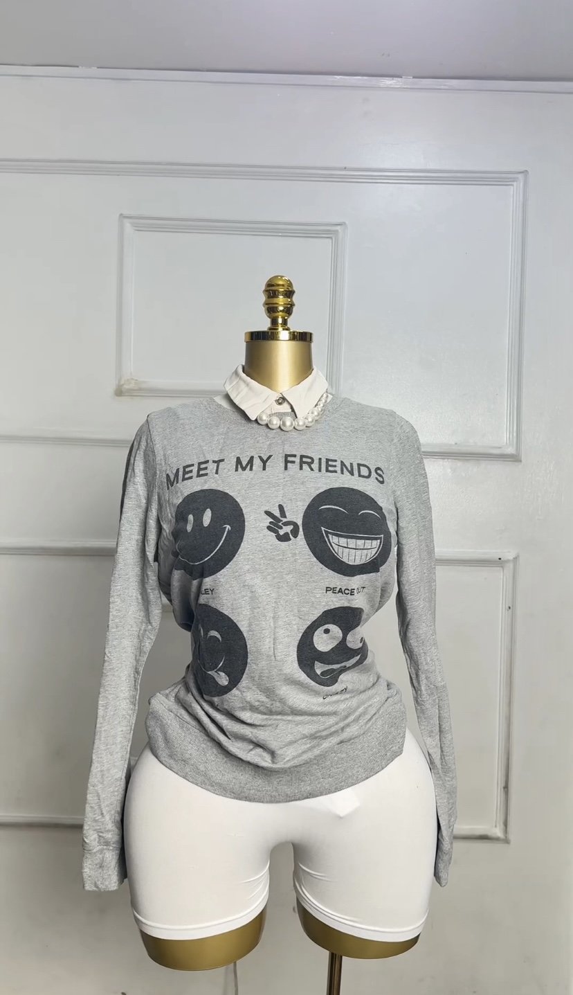 Light grey Sweatshirt R823