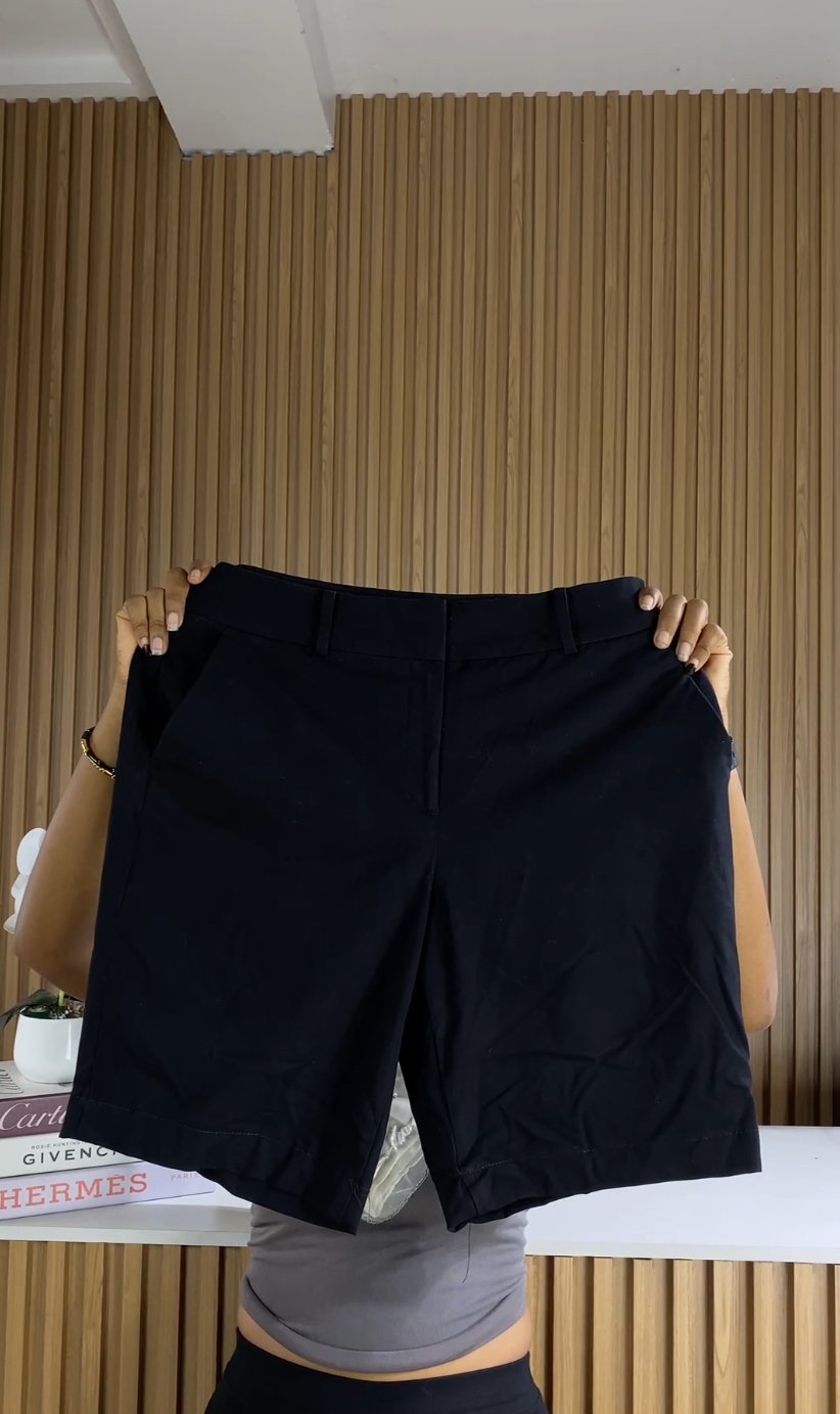 Stylish black Short 347