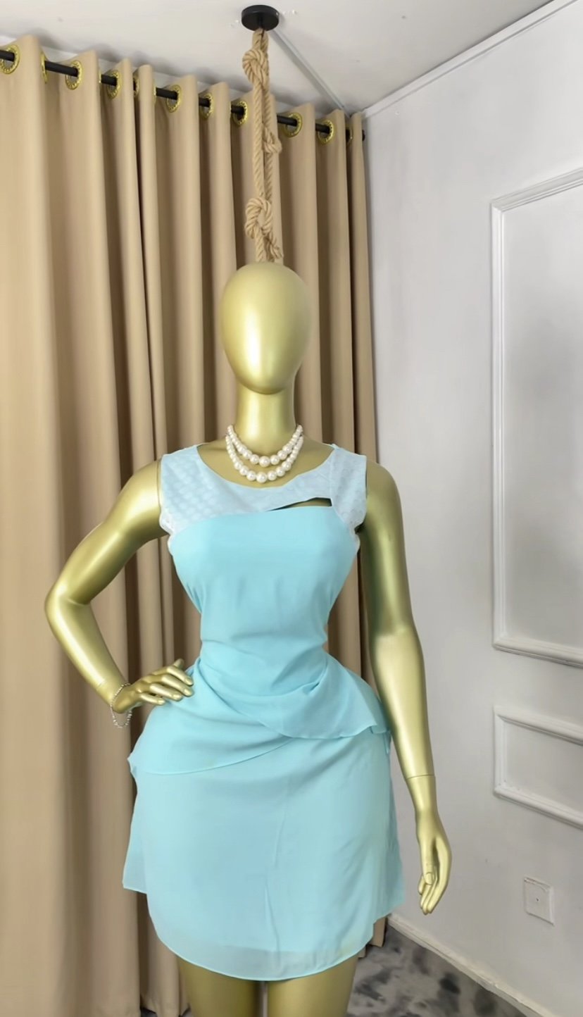 Light blue dress P246