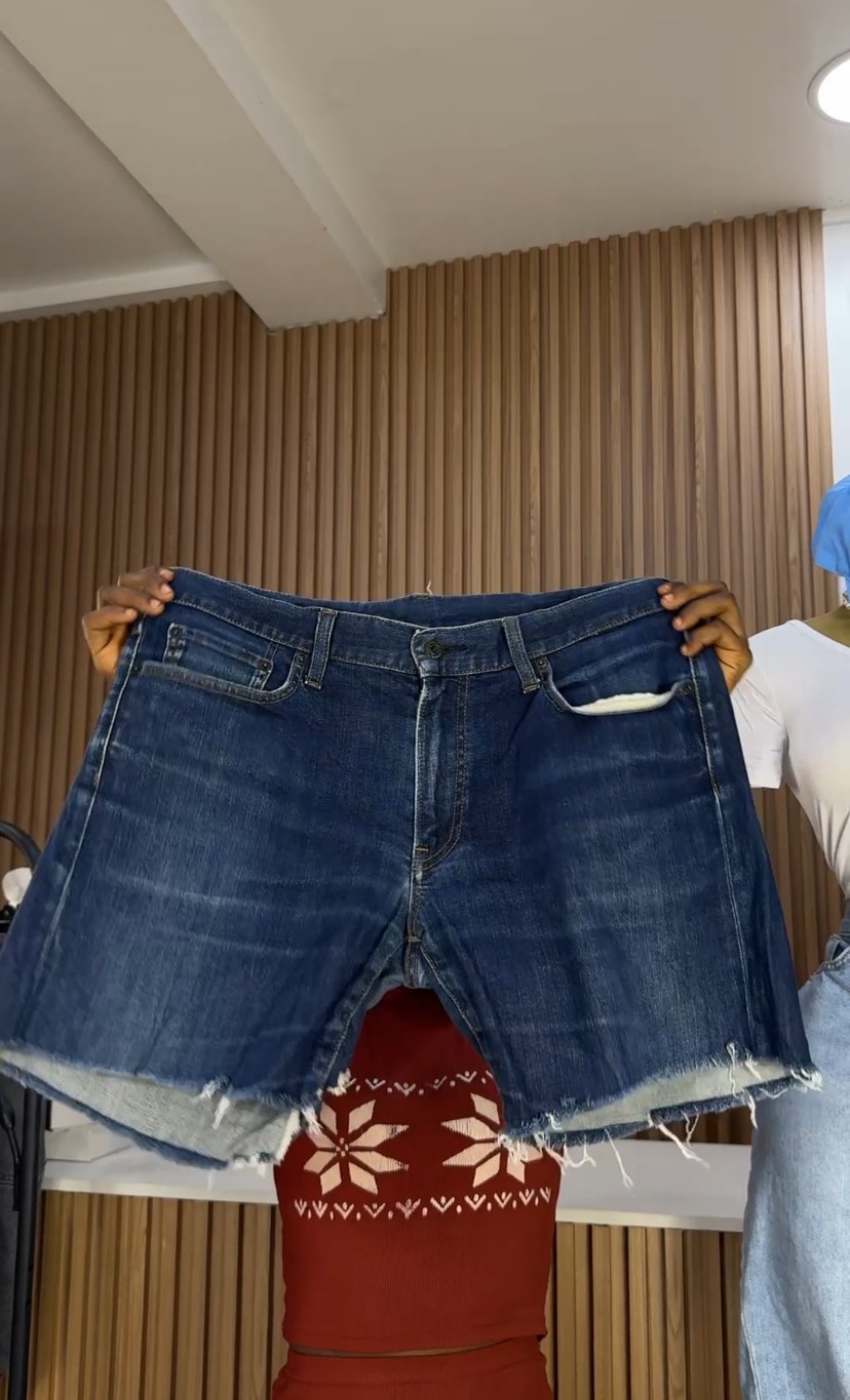 Deep blue bf short 024 (slightly stretchy)