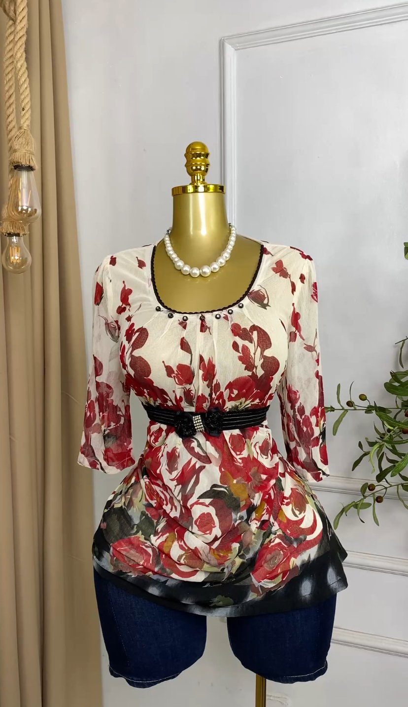 Red&white Top M527
