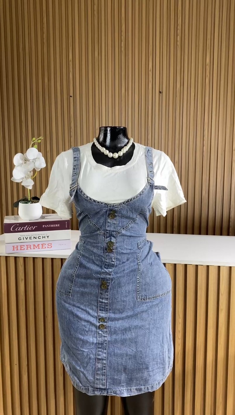 Light blue denim dungaree 271