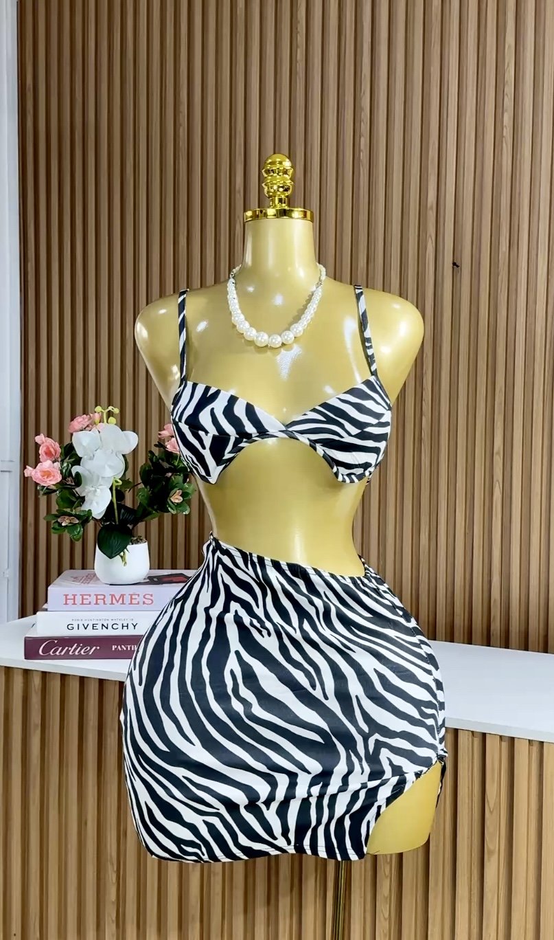 Sexy Zebra Print Mini dress 249 (40D)