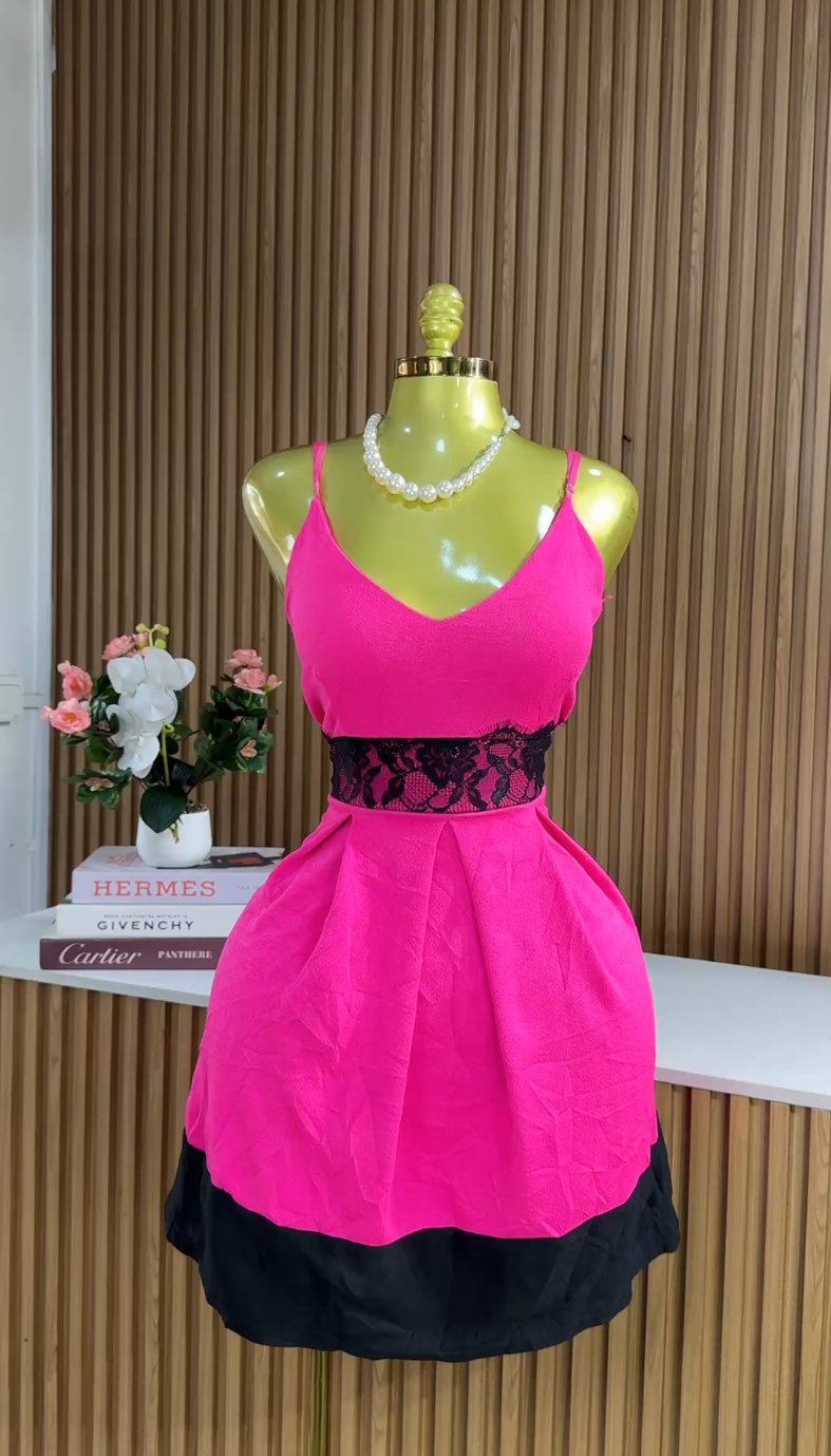 Pink&black dress 273 (40D)