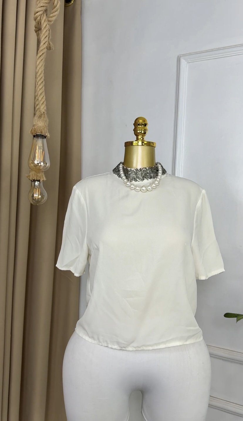 White corporate Top J216