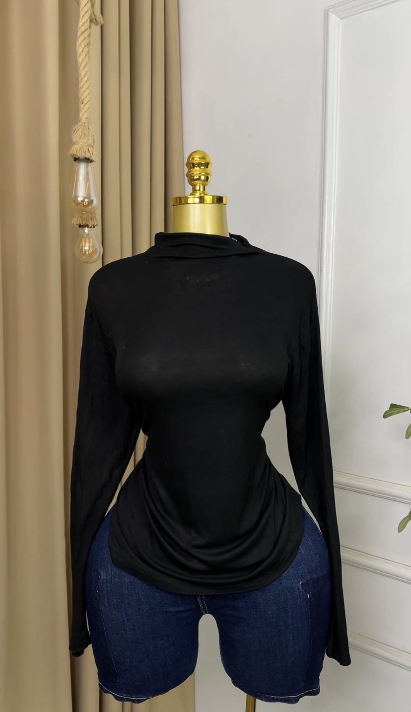 Black body hug mesh Top M228
