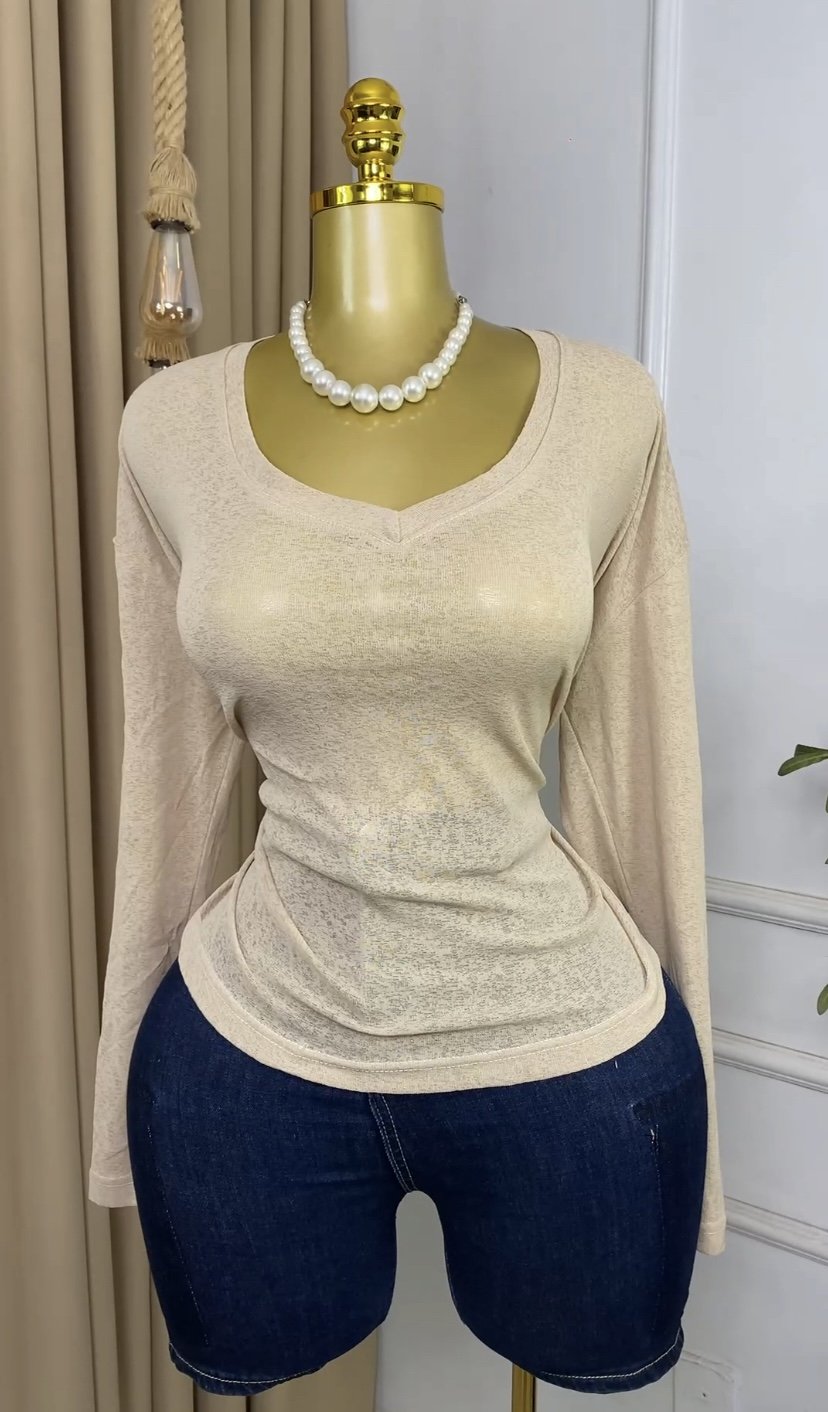 Nude mesh Top M362