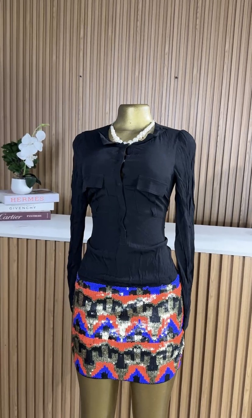 Stylish sequin dress B266 (40D)