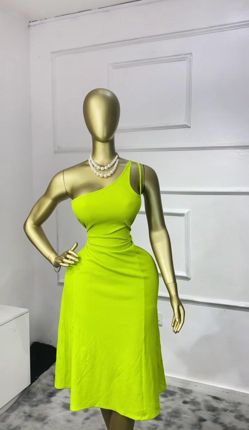 Lemon chic dress P014