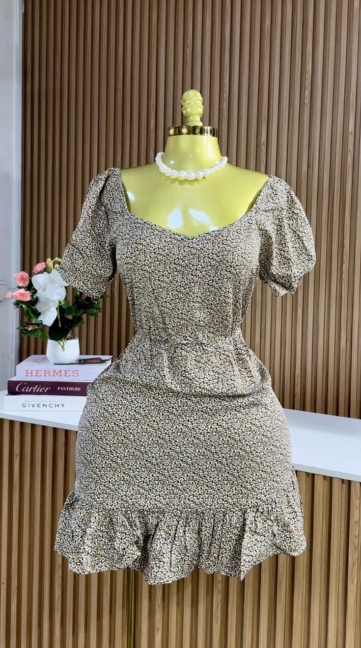 Ditsy floral mini dress 121 (40D)