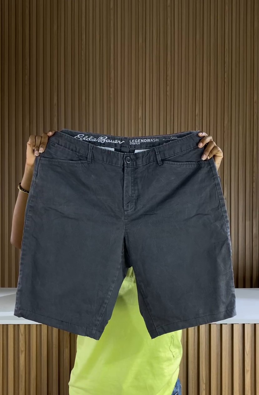 Grey jean short 063
