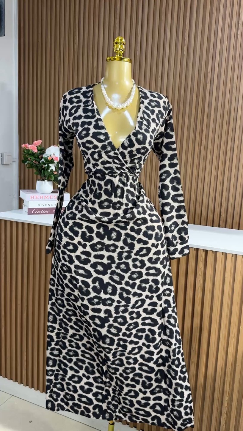 Leopard print dress 068 (40D)