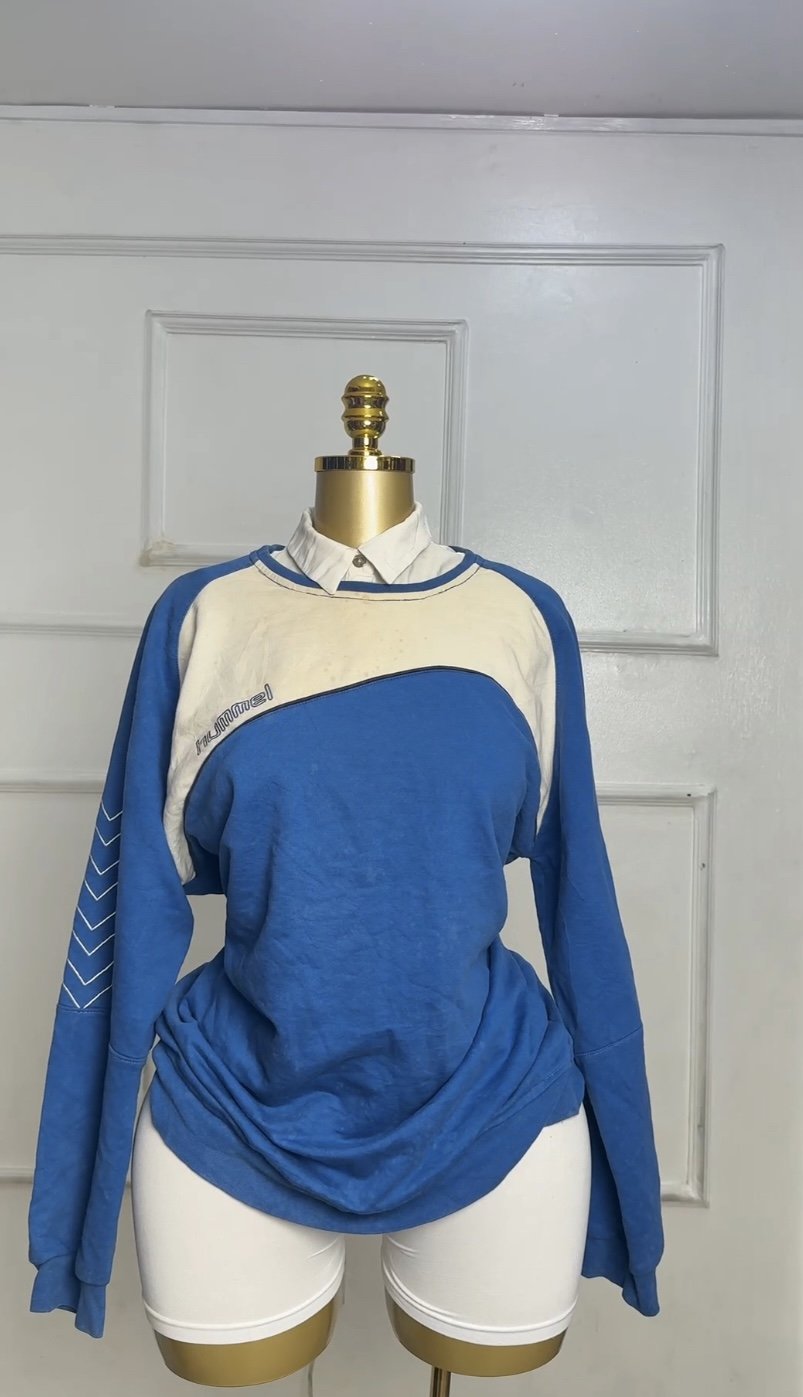 Blue&cream Sweatshirt R805