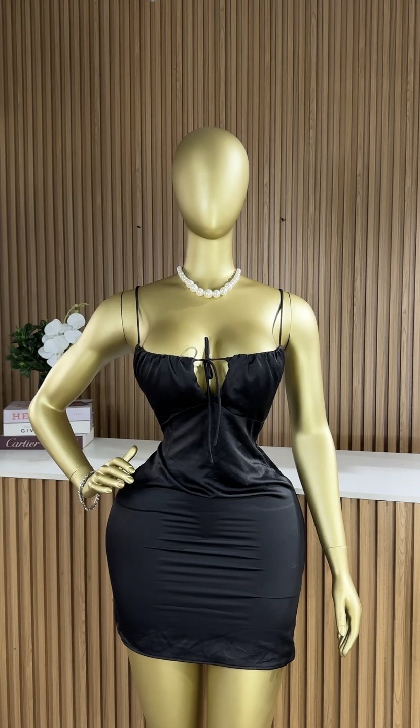 Stylish black bodycon dress B419 (40D)