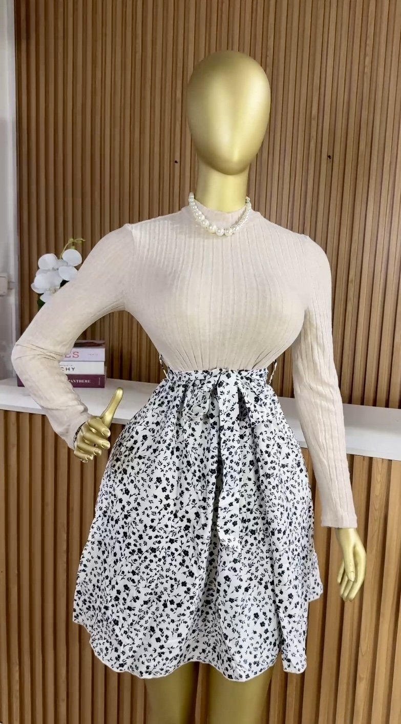 SHEIN ditsy print dress SH77 (40D)