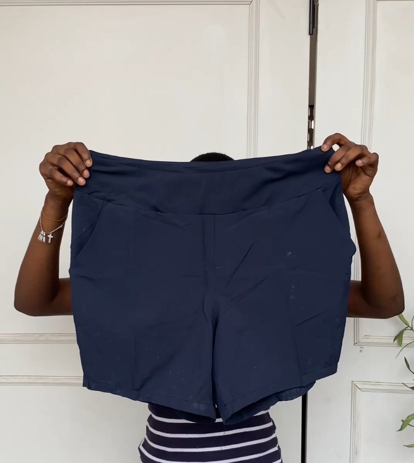 Deep blue stylish short 154