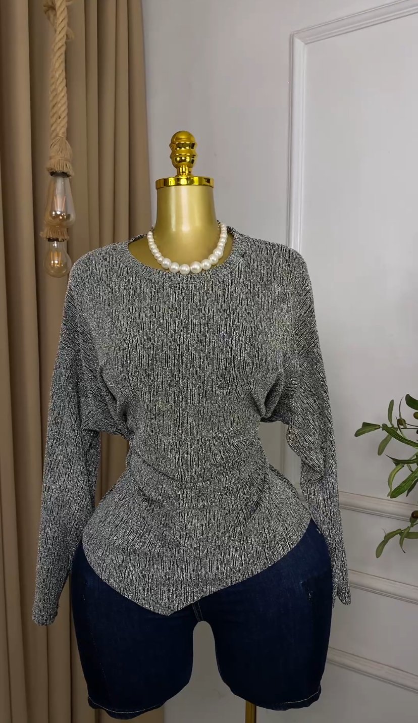 Grey&black Top M509