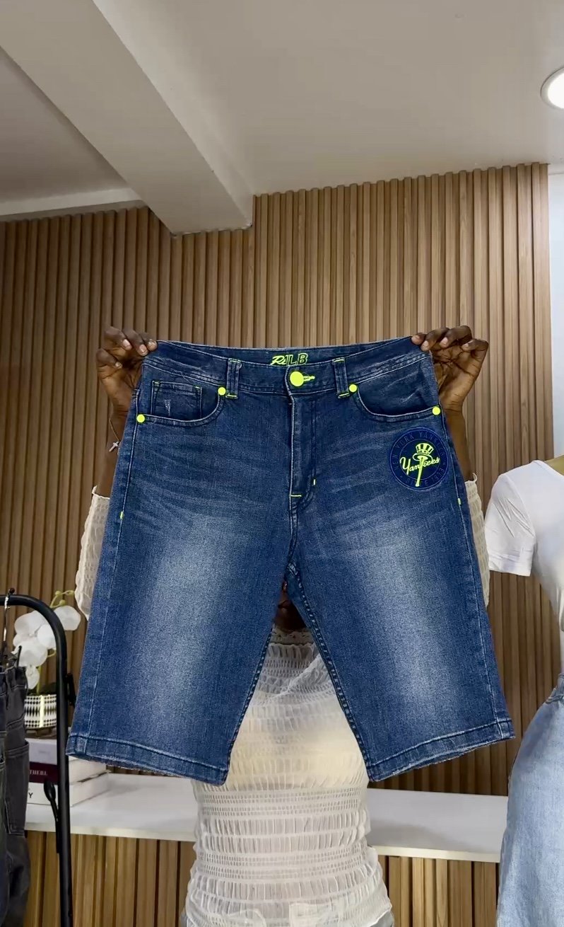 Stylish blue bf short 110