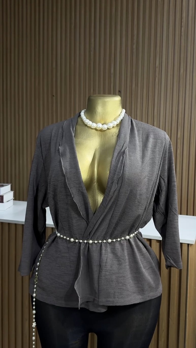 Stylish grey blazer S166