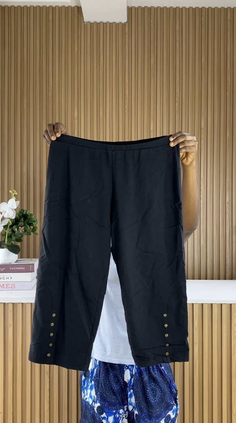 Length 27 Black capri pant C087